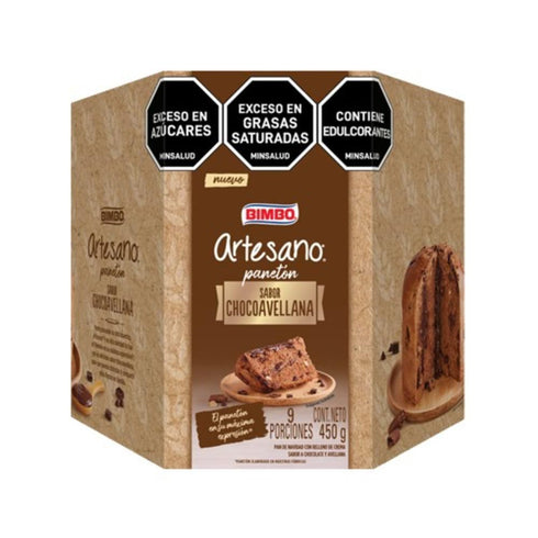 pan bimbo 450g artes chocoavellana
